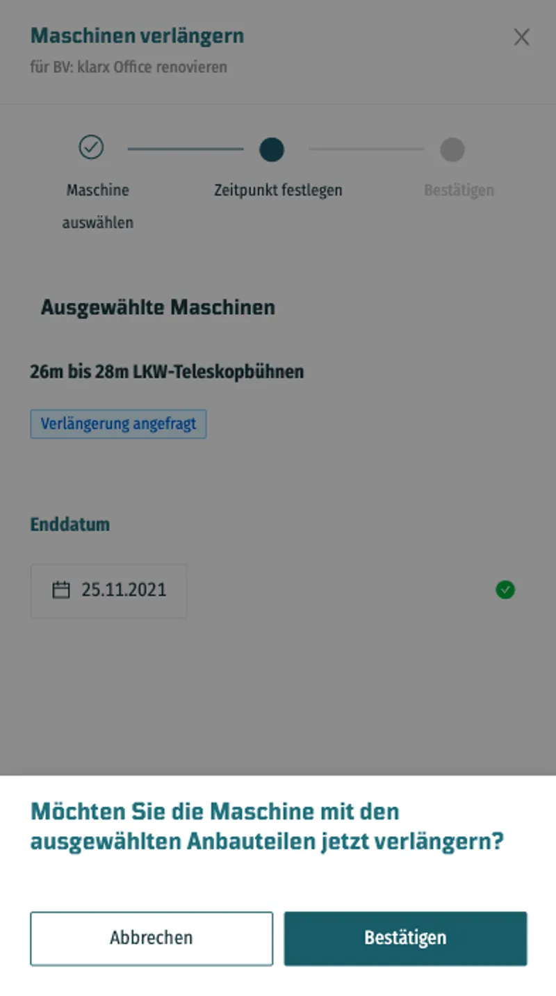 Schritt 3: Bestätigen