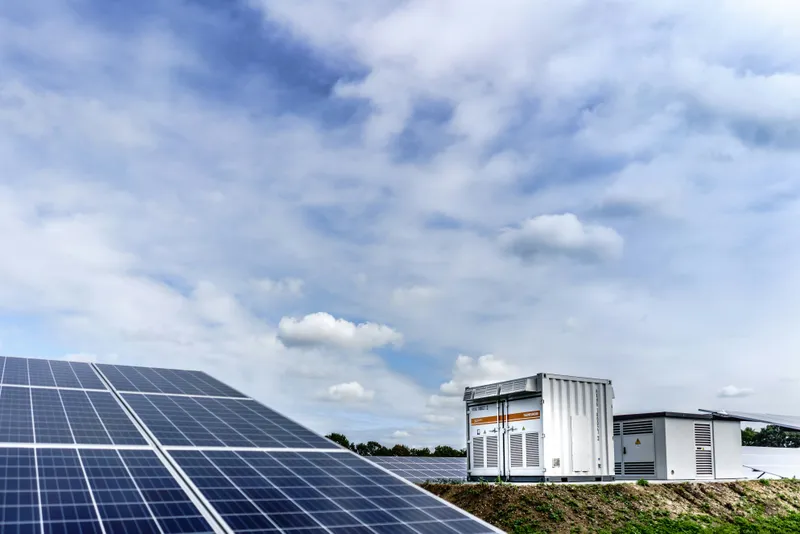 Batteriespeicher auf PV Anlage